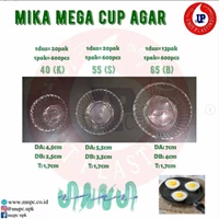 MIKA MEGA CUP AGAR / CUP SAOS / MIKA TELUR / MIKA SAMBAL