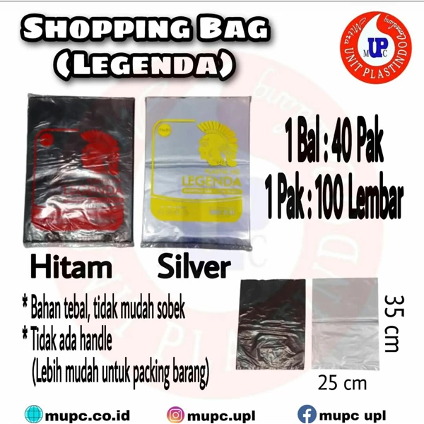 Shopping bag / Legenda Non Plong 25x35