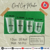 CUP OVALE Macho / GELAS PLASTIK / cup oval