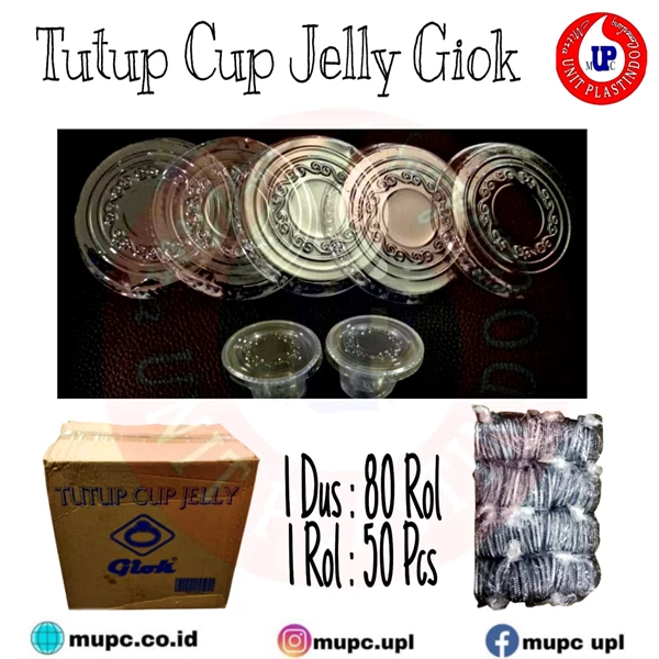 TUTUP CUP JELLY GIOK / tutup jelly