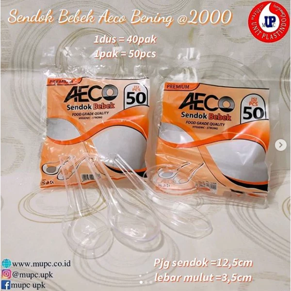 AECO DUCK SPOON clear