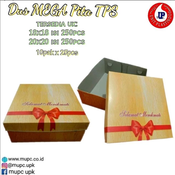 BOX CAKE MEGA PITA TPS / DUS FOOD CLOSED SEPARATE