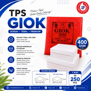 Dus Makanan TPS Giok 400 GSM Food Grade Box Catering Kertas Premium