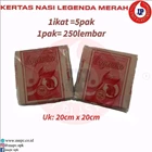Red Legend Rice Paper (20x20 size) @ 25pak x 250 sheets 1
