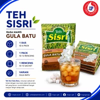 Teh Sisri Gula Batu Minuman Serbuk Teh Instan Sachet