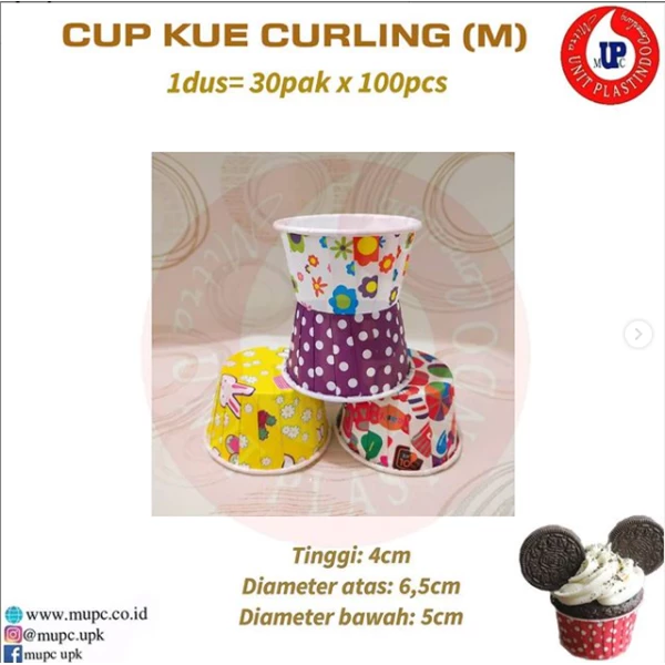 Cup Kue Curling M BEST FRESH