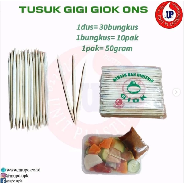 GIOK Toothpick 1 Box 30 Packs