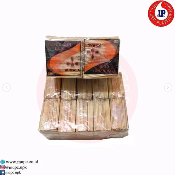 KUMALA Carved Toothpick 1 Box 16 Packs
