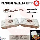 PAPER BOX WALALA MOTIF / PAPER LUNCH BOX 1