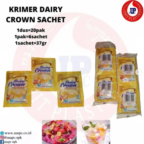 KRIMER DAIRY CROWN Sachet 37GRAM